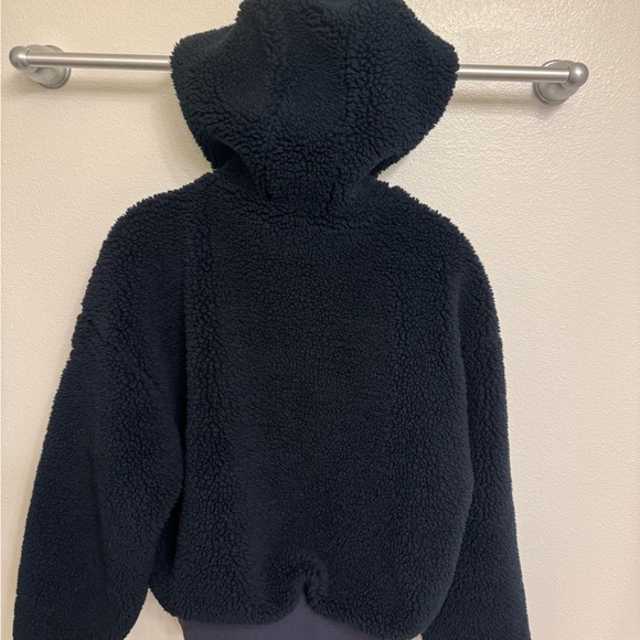 ALO Streetside Half Zip Fleece Hoodie Size XS Midnight - Picture 8 of 11
